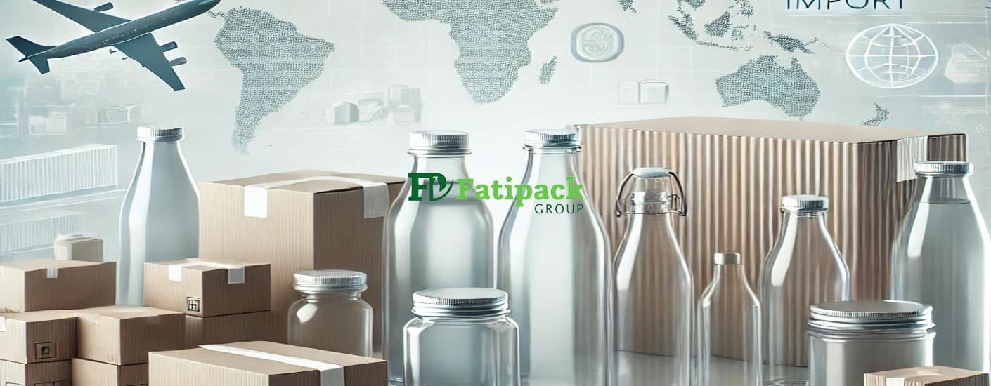 various packaging items like transparent bottles, jars emballage maroc importation fati pack group, (1) (1)